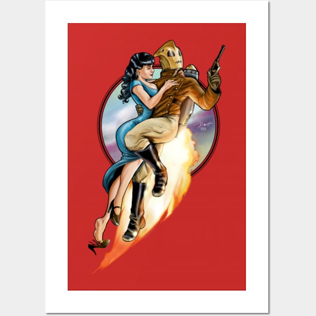 The Rocketeer Wall Art by nlange